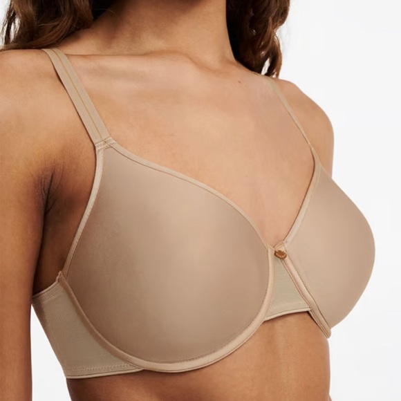 Chantelle C Essential Full Coverage T-Shirt Bra 38D /nude sand 38160 - Picture 4 of 4